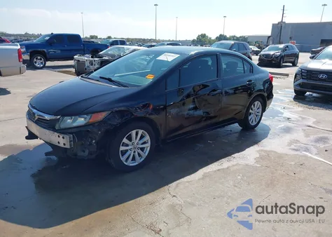 2012 Honda Civic Ex из США, поврежденный, VIN 19XFB2F84CE063112